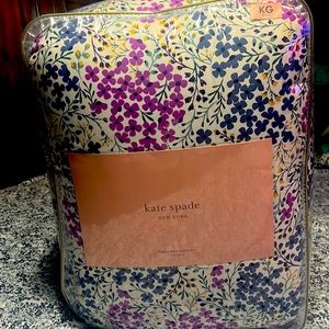 Kate spade ♠️ inky floral queen comforter set